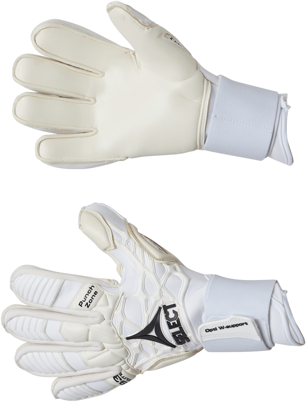 Gk Gloves 93 Elite V21 White, Unisex, Odevy, čiapky a čiapky, Futbal, Biely, 11