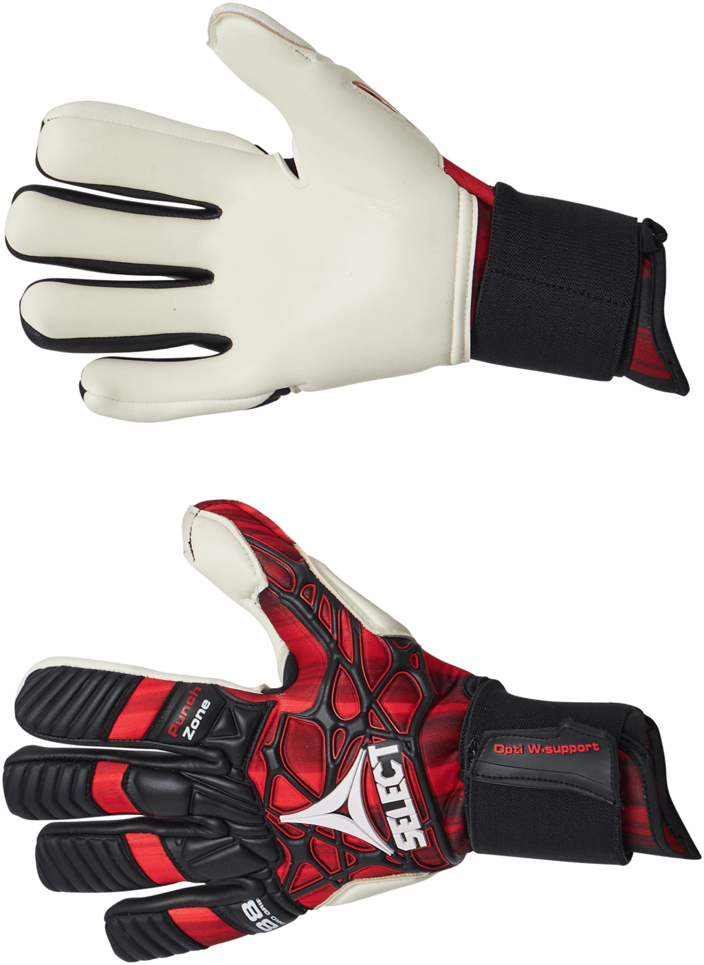 Gk Gloves 88 Pro Grip V21 Black/red, Unisex, Odevy, čiapky a čiapky, Futbal, Viacfarebná, 9