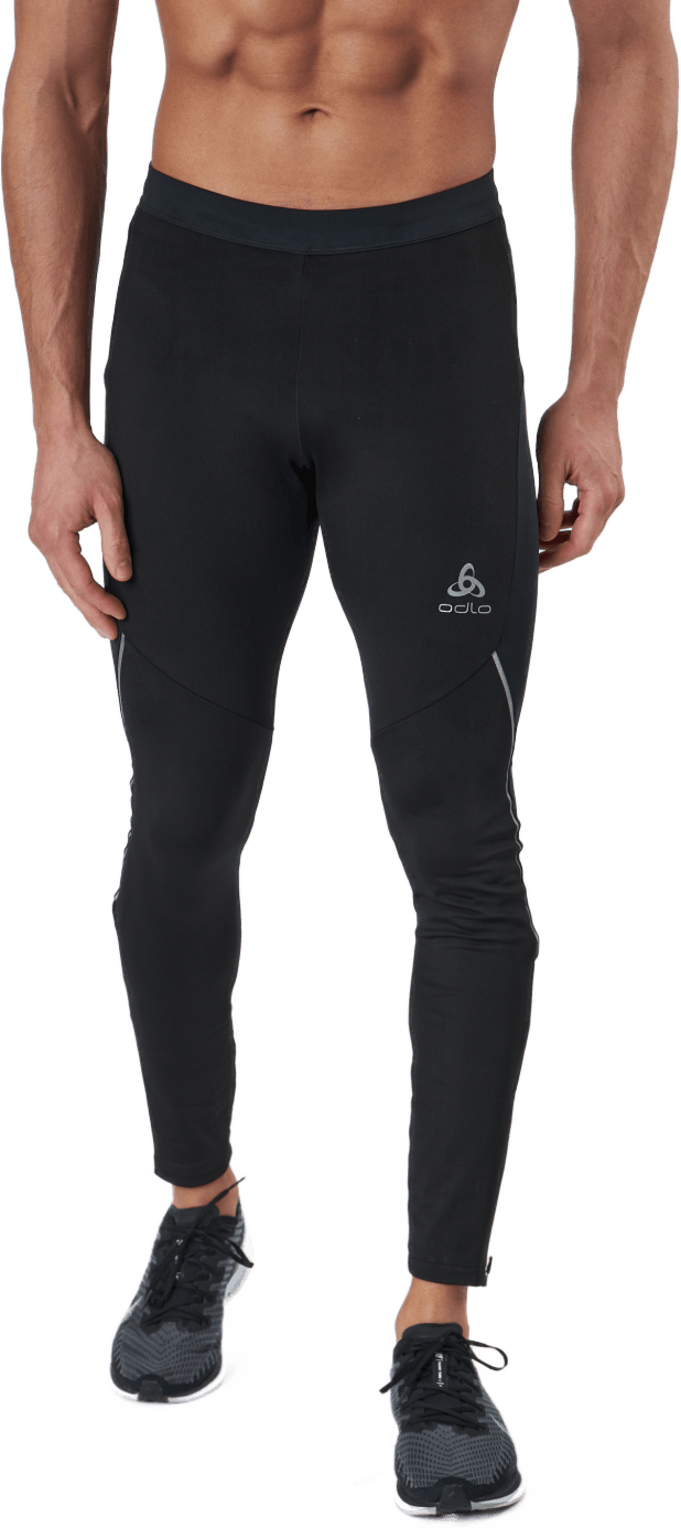 Ceramic Warm, Male, Apparels, Leggings, Running, Black, L
