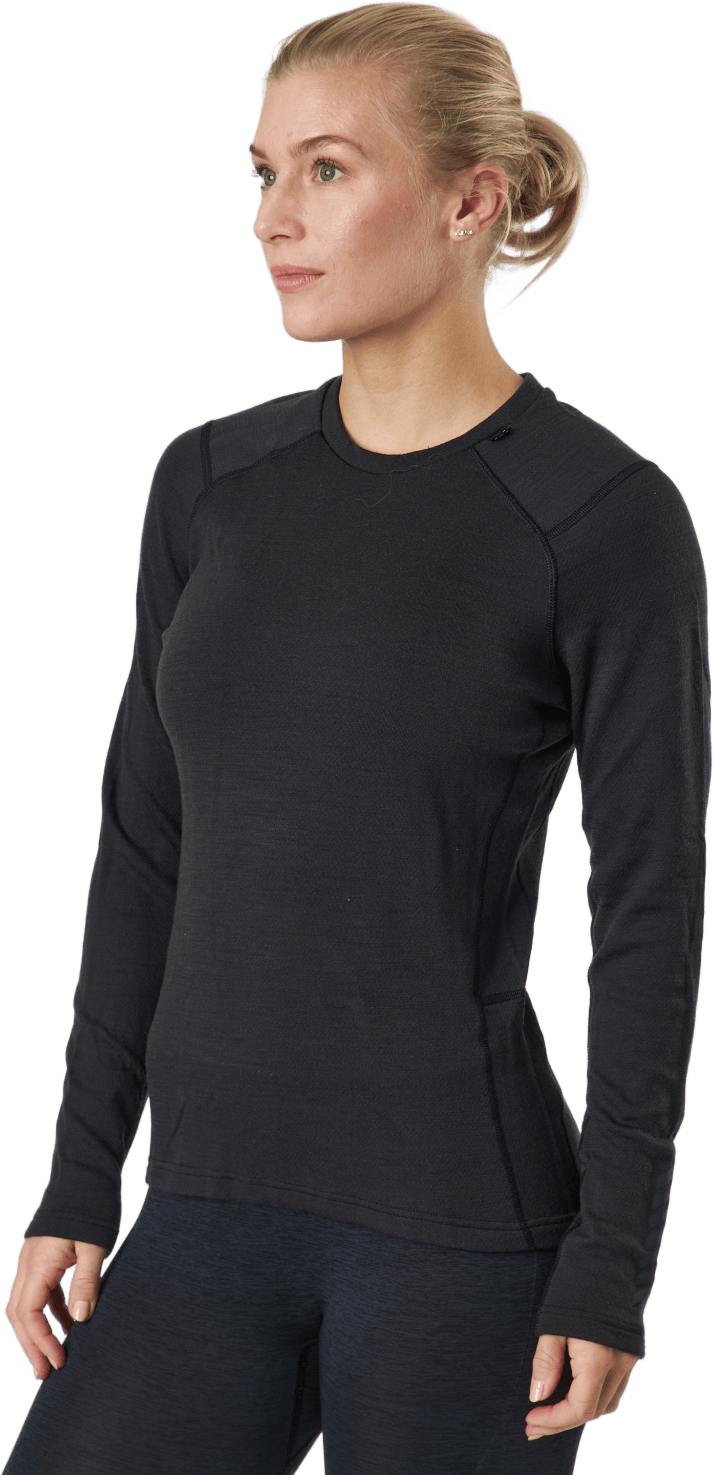 W Lifa Merino Midweight Crew 990 Black - Bild 2