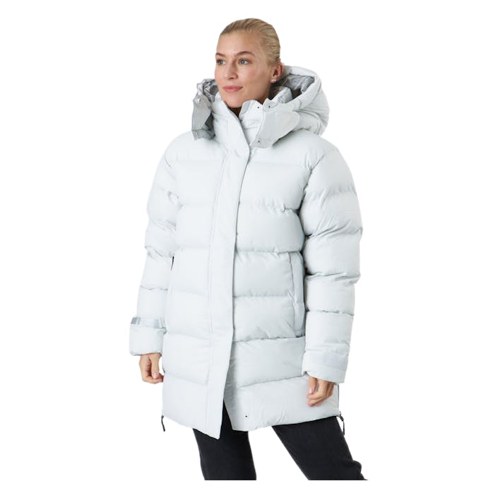 W Aspire Puffy Parka 823 Nimbus Cloud, Female, Klær, jakker, Hvit, M