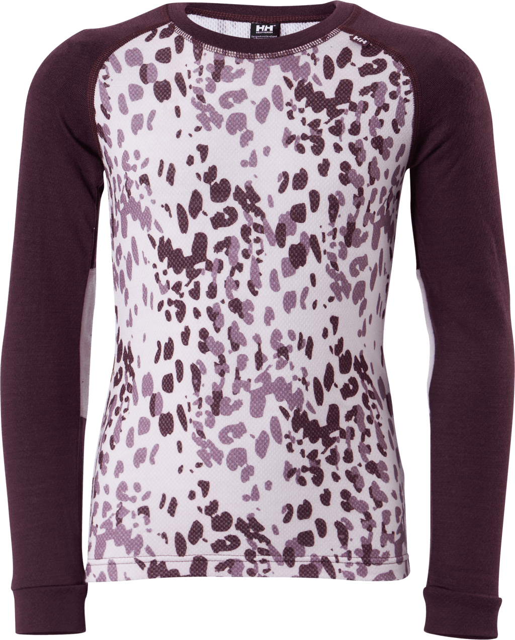 K Hh Graphic Lifa Merino Set 068 Pink Ash Aop, Unisex, Bekleidung, Grundschicht, Mehrfarbig, 92