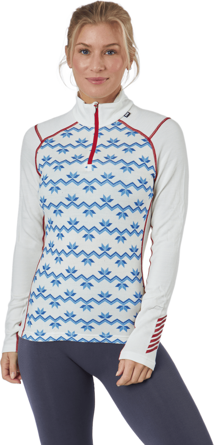 Lifa Merino Midweight Graphic  Off White, Female, Apparels, Shirts, Multi color, XL