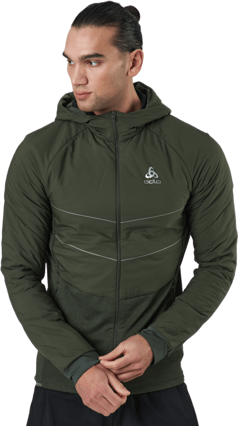 Run Easy S-Thermic, Male, Apparels, jackets, Running, Green, XL