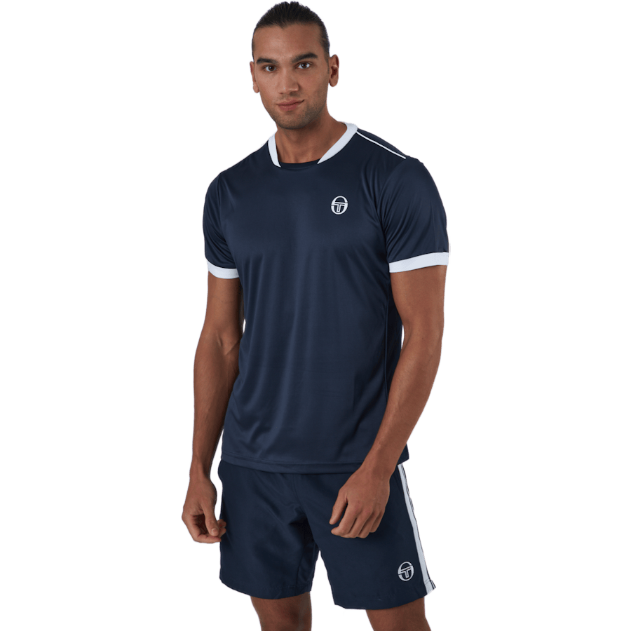 Club Tech T-shirt Navy/white