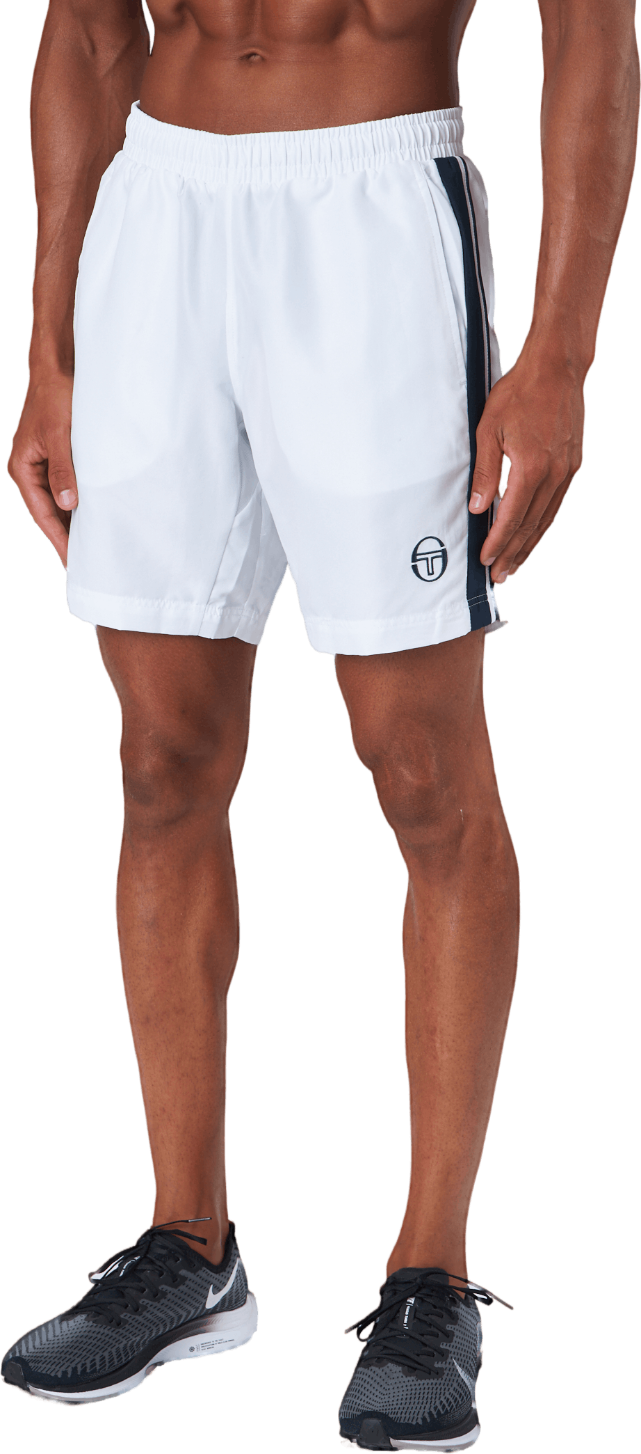 Young Line Pro Shorts White/blue, Male, Kläder, Shorts, Squash, Vit, XL