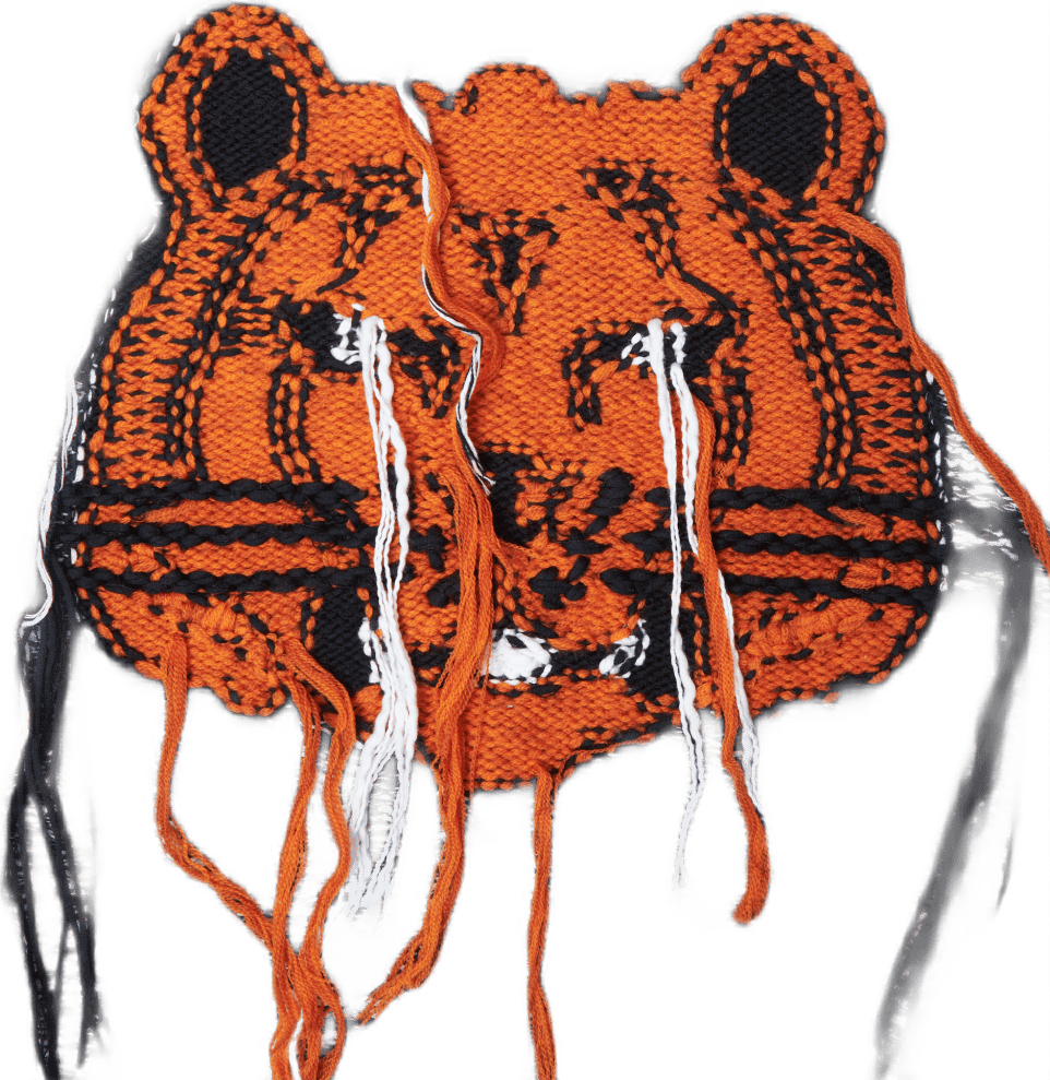 K-tiger Intarsia Jumper Pale Grey - Bild 2