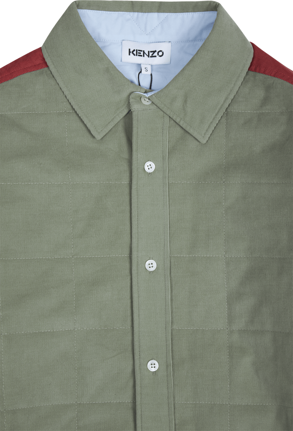 Reversible Quilted Shirt Lime Tea - Bild 3