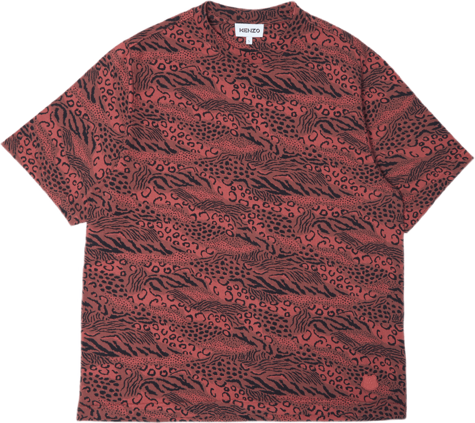 Print Skate T-shirt Dark Rose