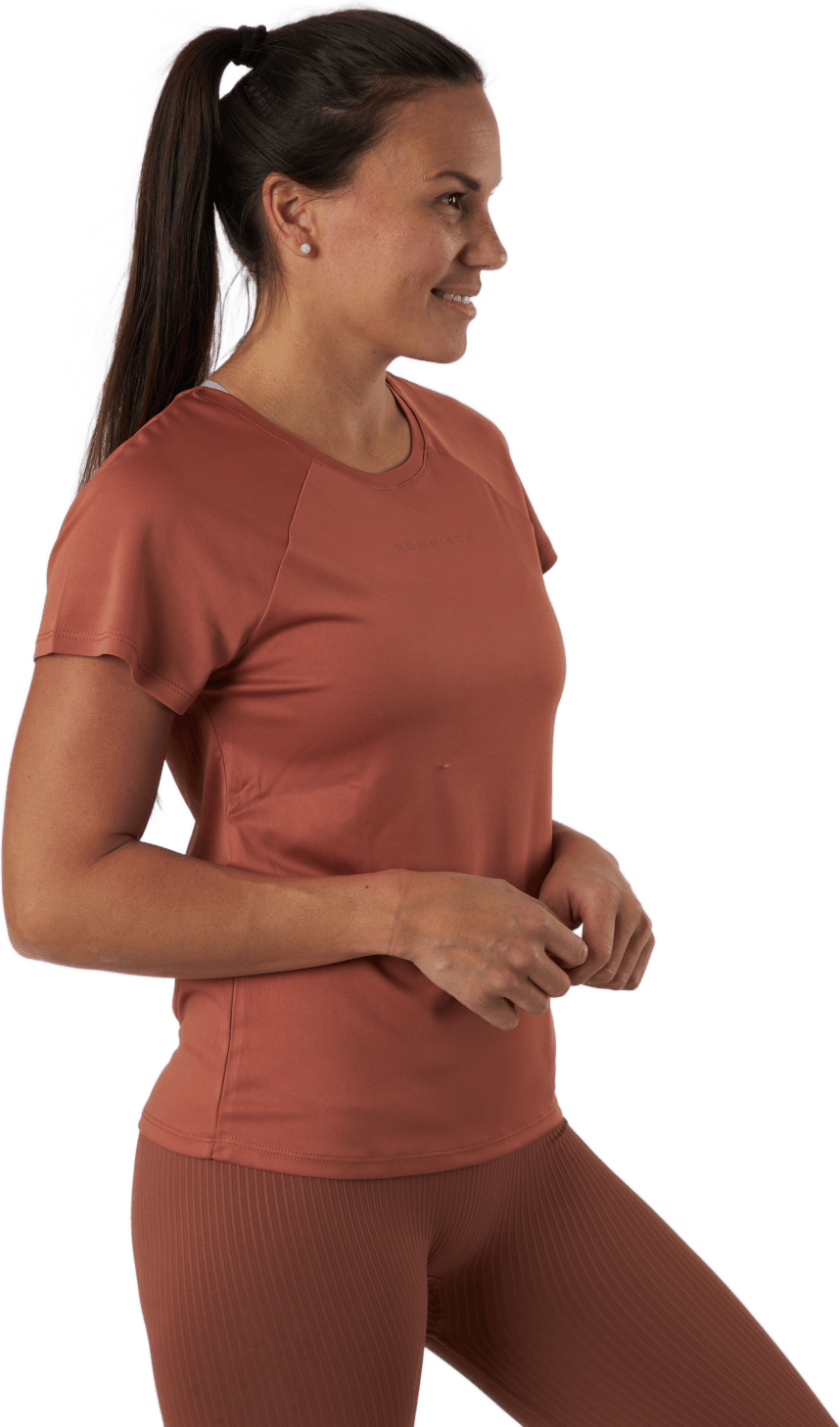 Active Logo Tee Copper Brown - Bild 2