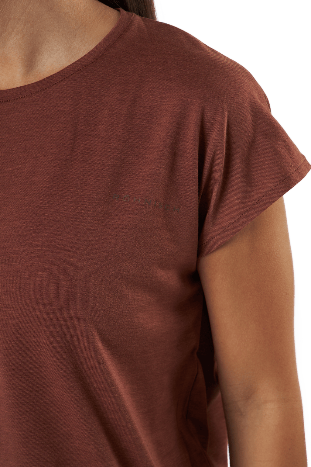 Split Back Tee Copper Brown - Bild 4