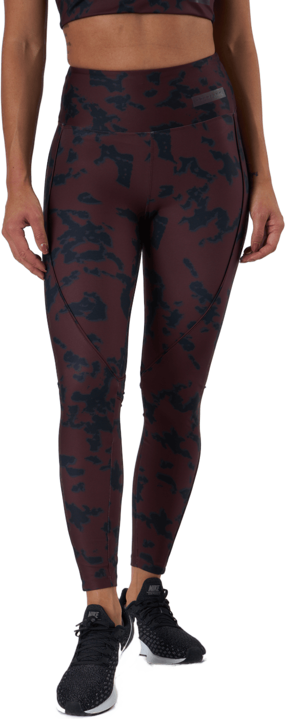 Printed Piping Tights Black Miniature Myth