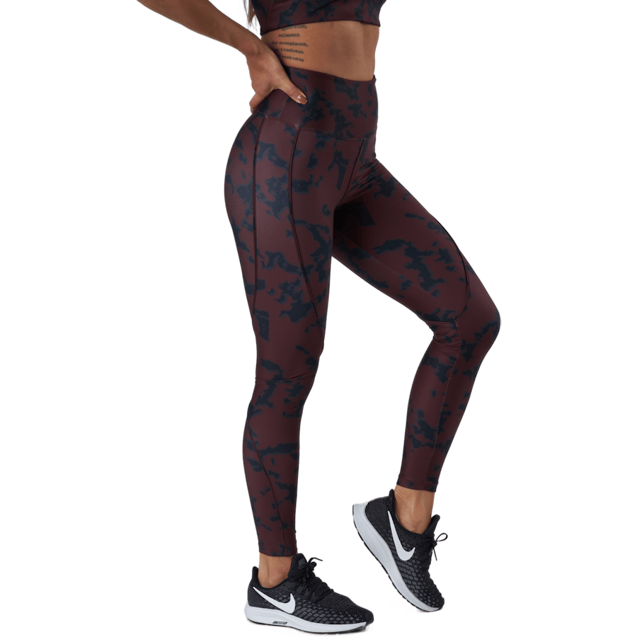 Printed Piping Tights Black Miniature Myth - Bild 2
