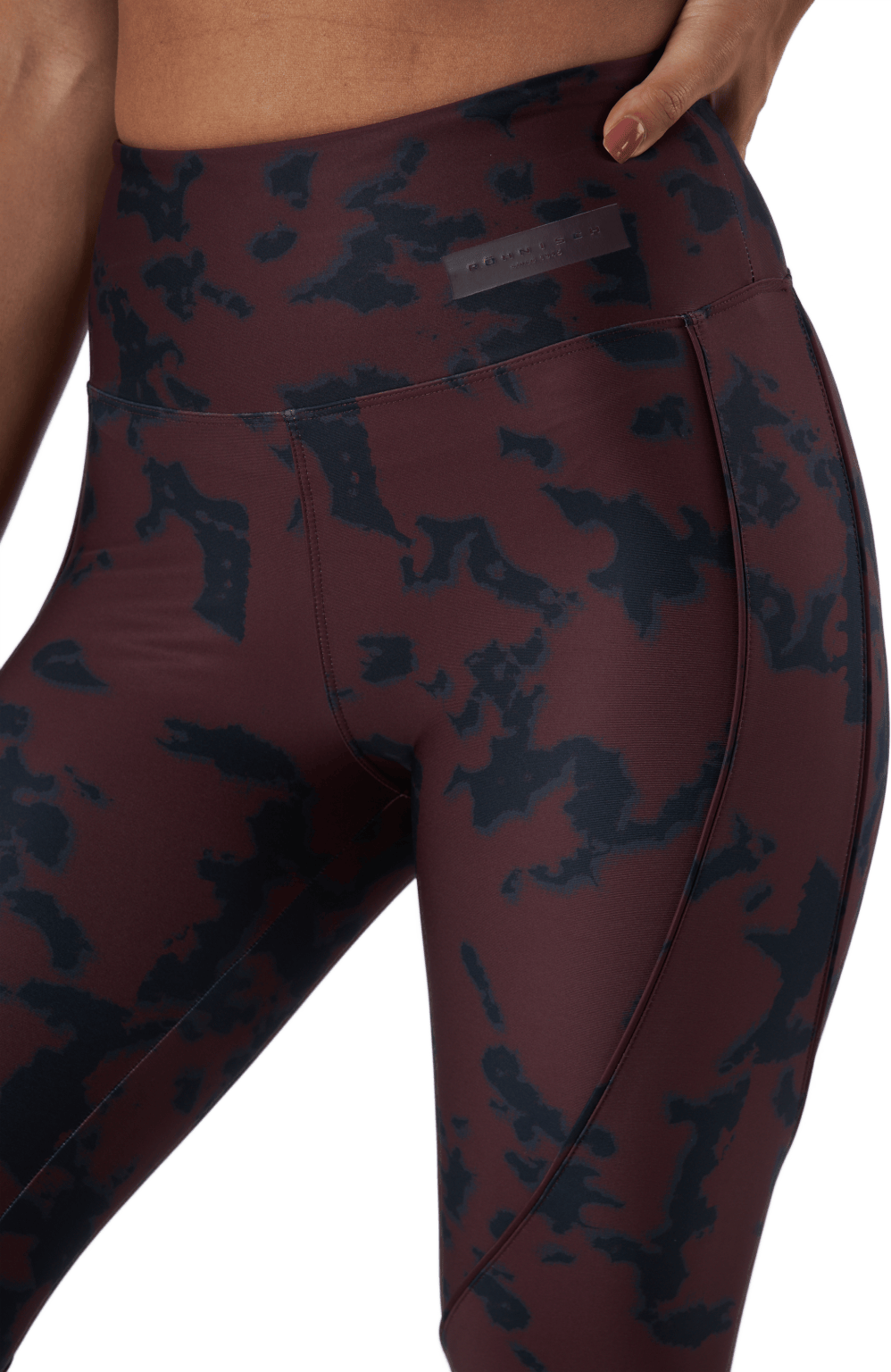 Printed Piping Tights Black Miniature Myth - Bild 4