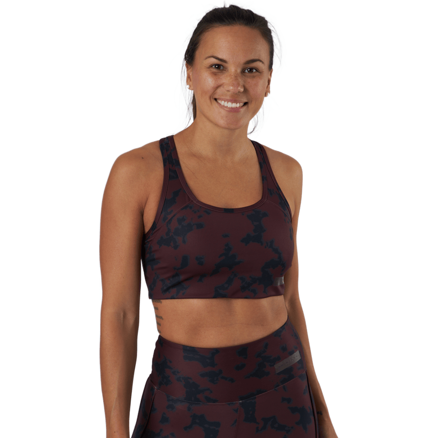 Printed Piping Sportsbra Black Miniature Myth
