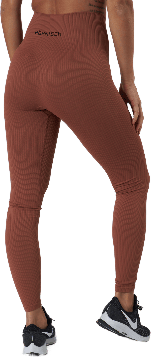Seamless Rib Tights Copper Brown - Bild 3