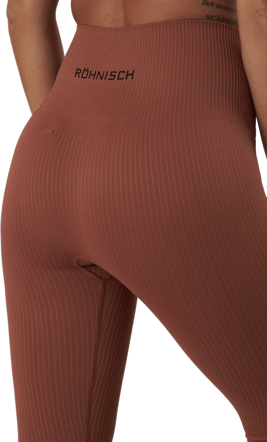 Seamless Rib Tights Copper Brown - Bild 5