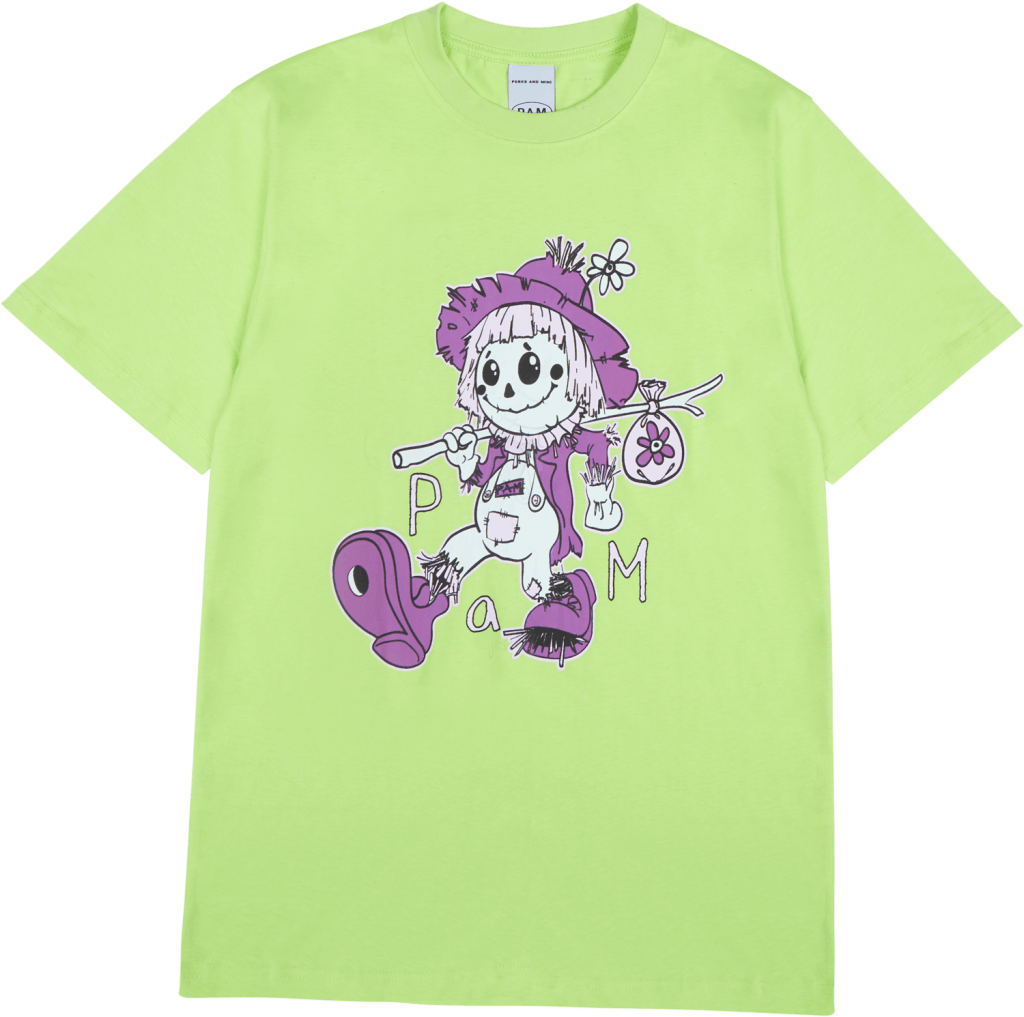 Scarecrow Ss Tee Kermit, Unisex, Klær, Tops, Grønn, XL