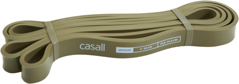 Long Rubber Band Medium Medium Green, Unisex, Equipment, Training equipment, Workout, Beige, ONESIZE