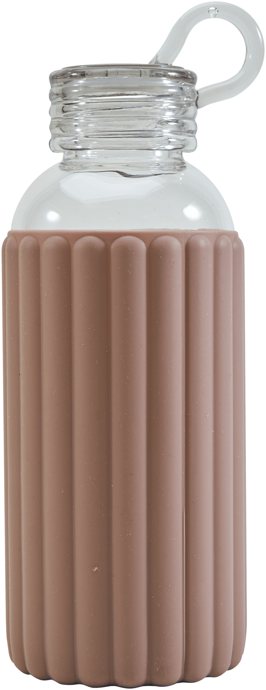 Sthlm Glass Bottle 0,5l Comfort Grey, Unisex, Equipment, bottles & flasks, Silver, ONESIZE