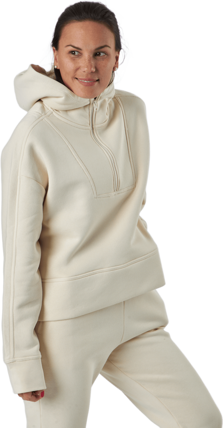 Oversized Zip Hood Light Sand - Bild 2