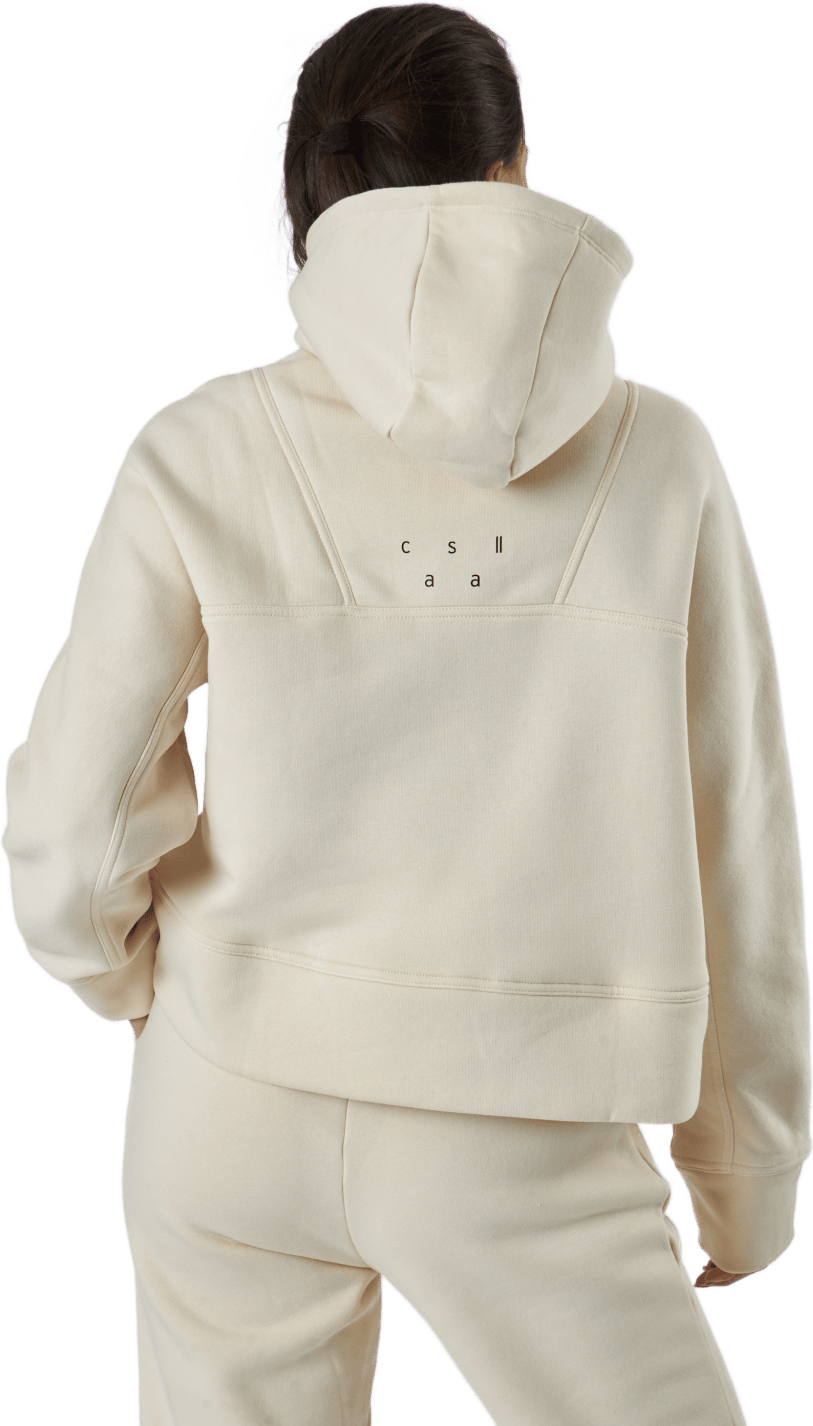 Oversized Zip Hood Light Sand - Bild 3