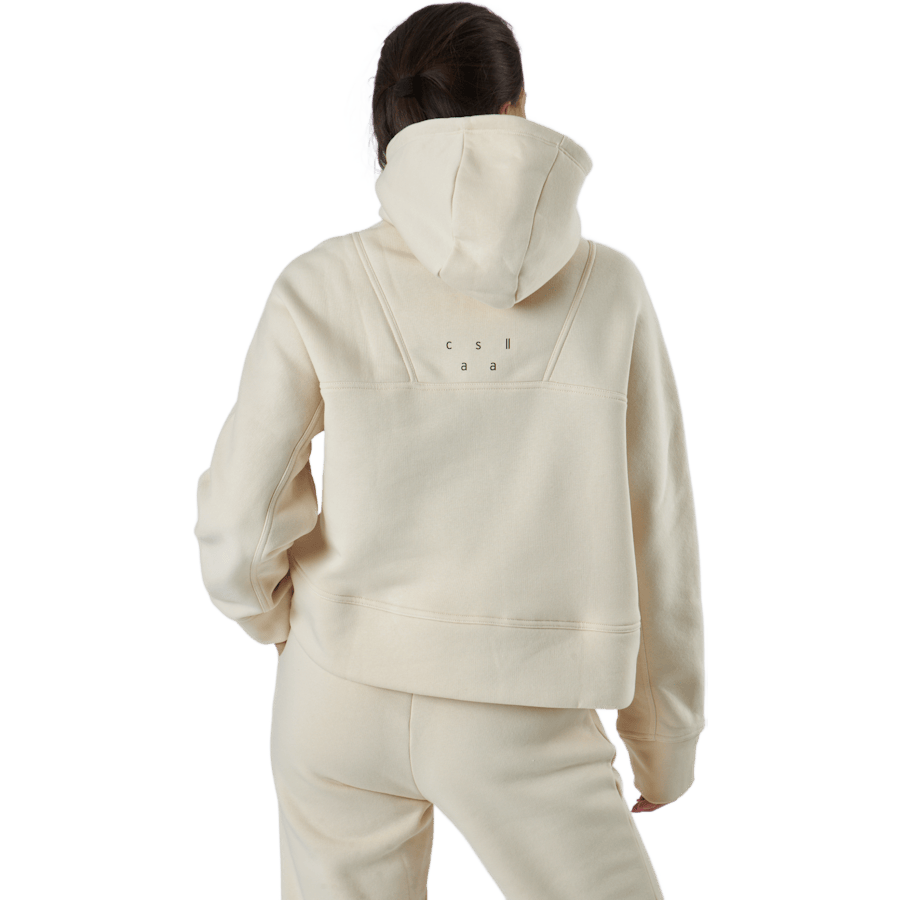Oversized Zip Hood Light Sand - Bild 3