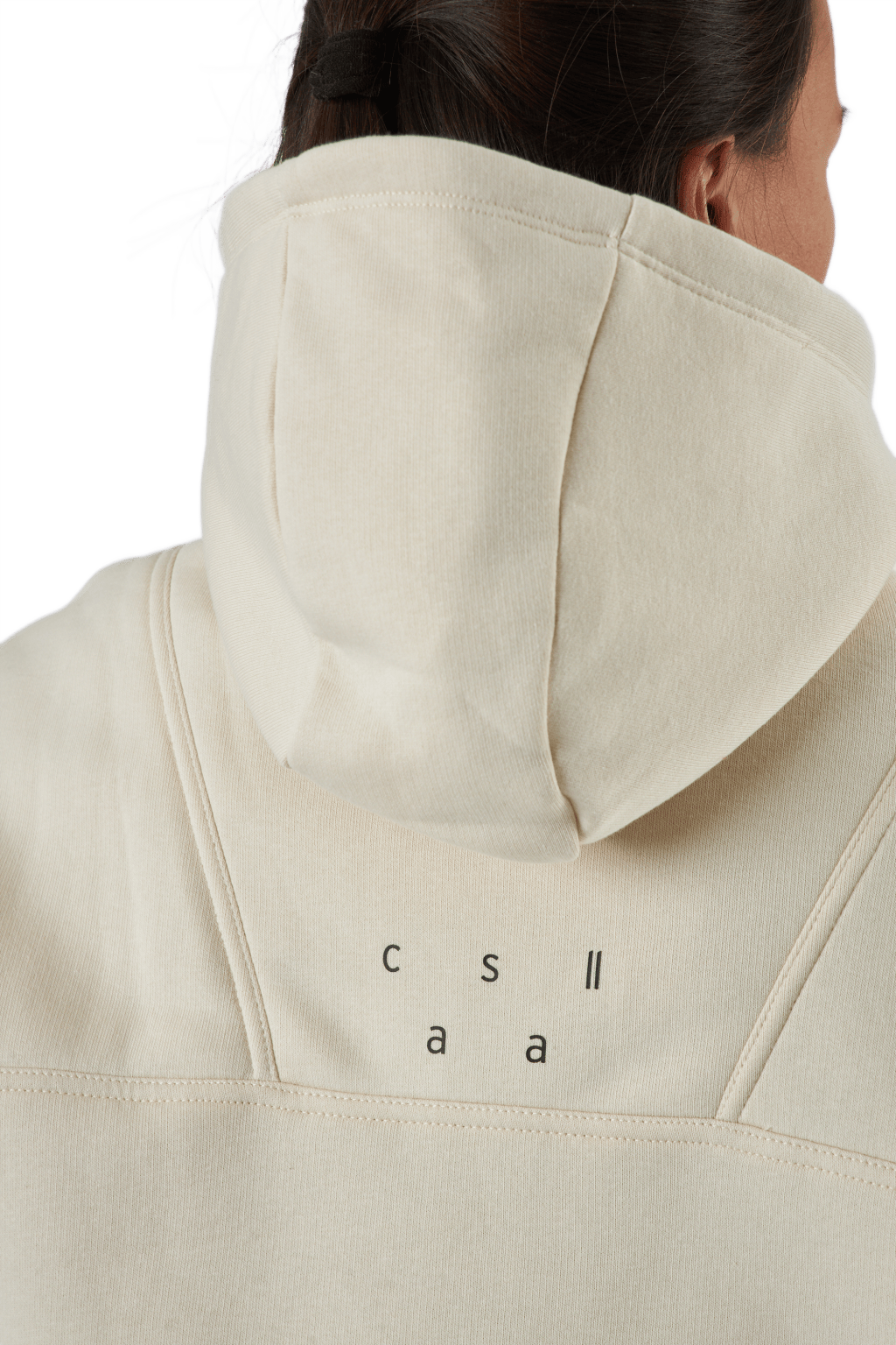 Oversized Zip Hood Light Sand - Bild 4