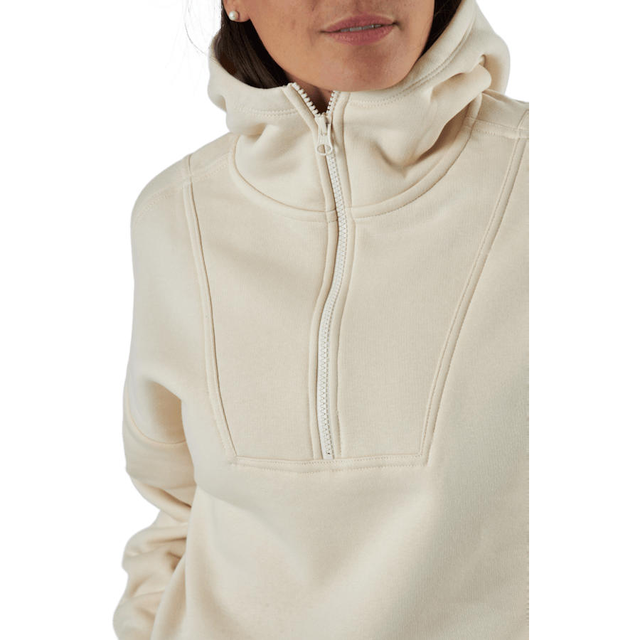 Oversized Zip Hood Light Sand - Bild 5