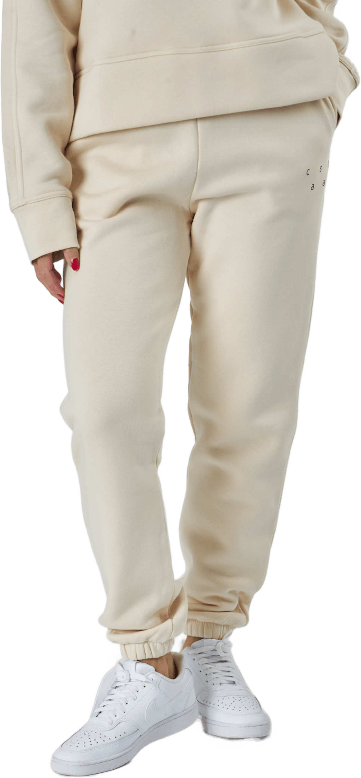 nsw club fleece jogger light bone white