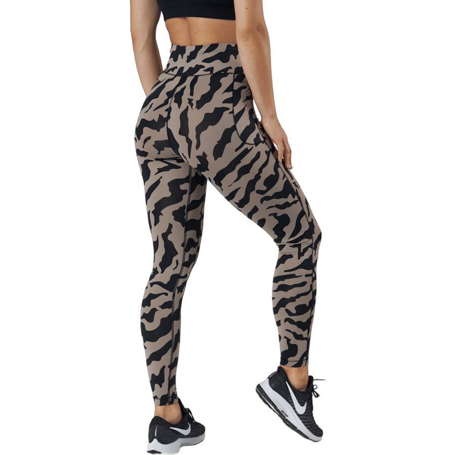 Iconic Printed 7/8 Tights Escape Grey - Bild 3