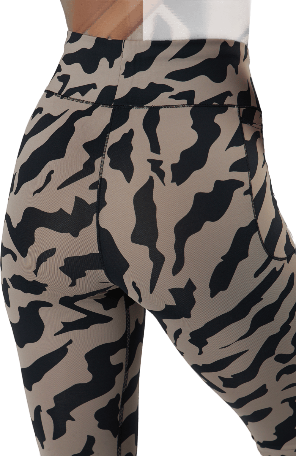 Iconic Printed 7/8 Tights Escape Grey - Bild 6