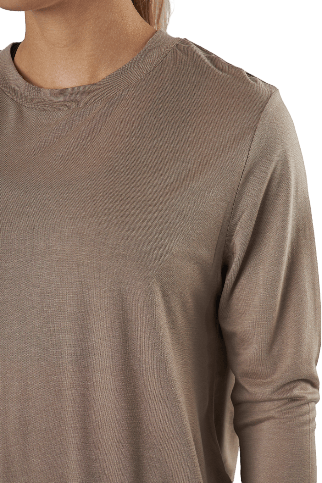 Ease Crew Neck Taupe Grey - Bild 4