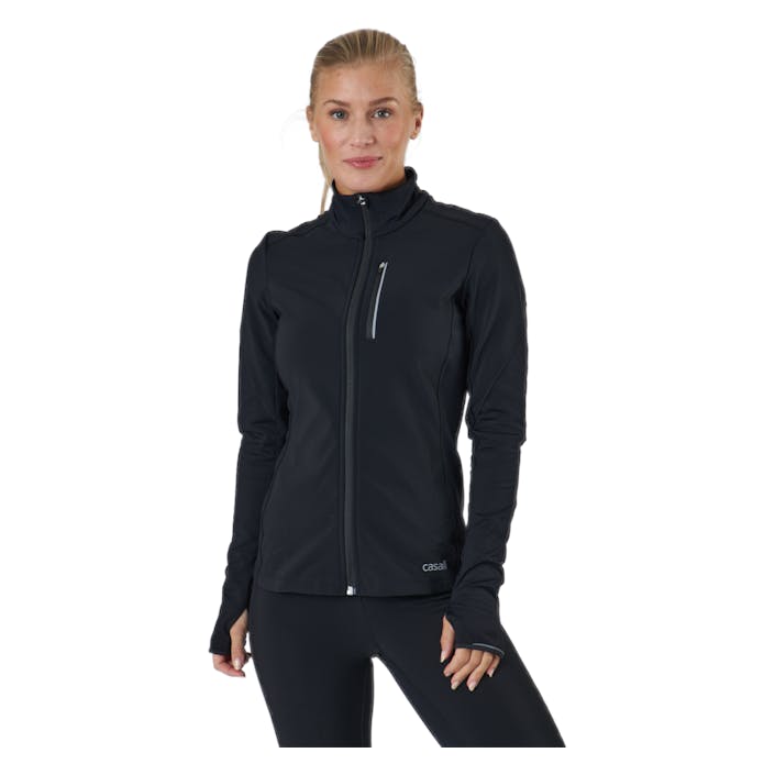 Windtherm Jacket Black, Female, Odevy, bundy, Posilovať, Čierna, 44