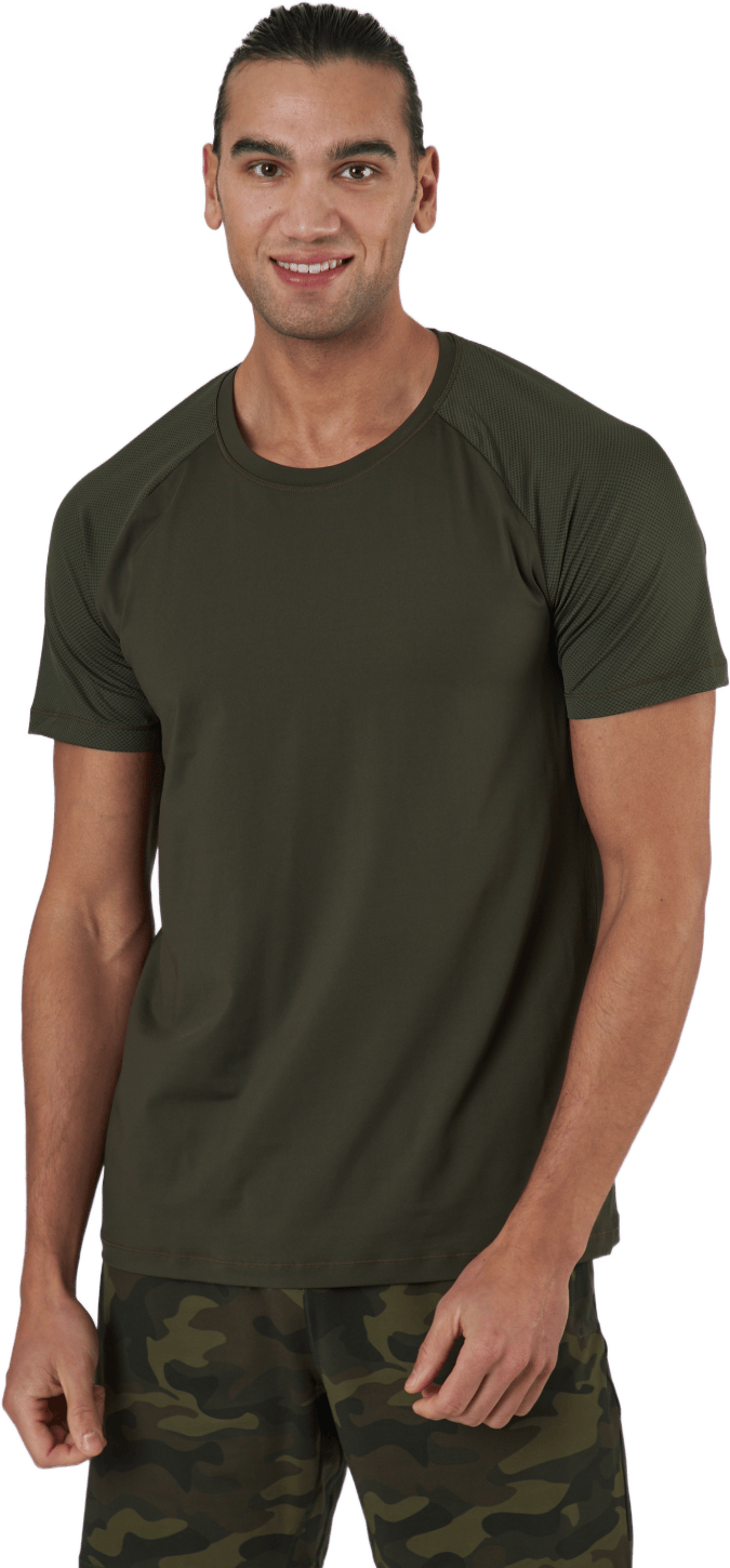 M Structured Tee Forest Green