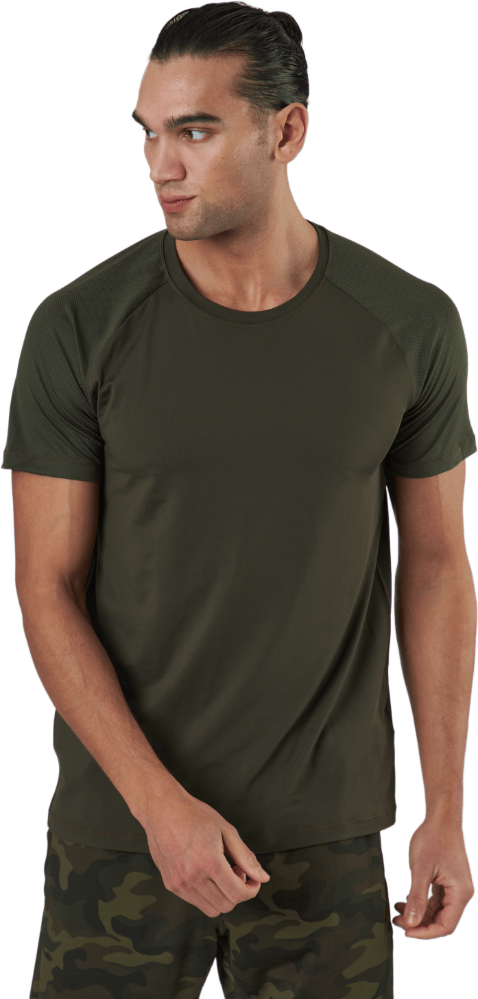 M Structured Tee Forest Green - Bild 2