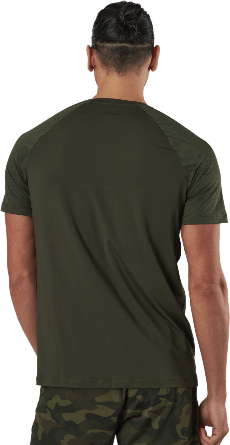 M Structured Tee Forest Green - Bild 3