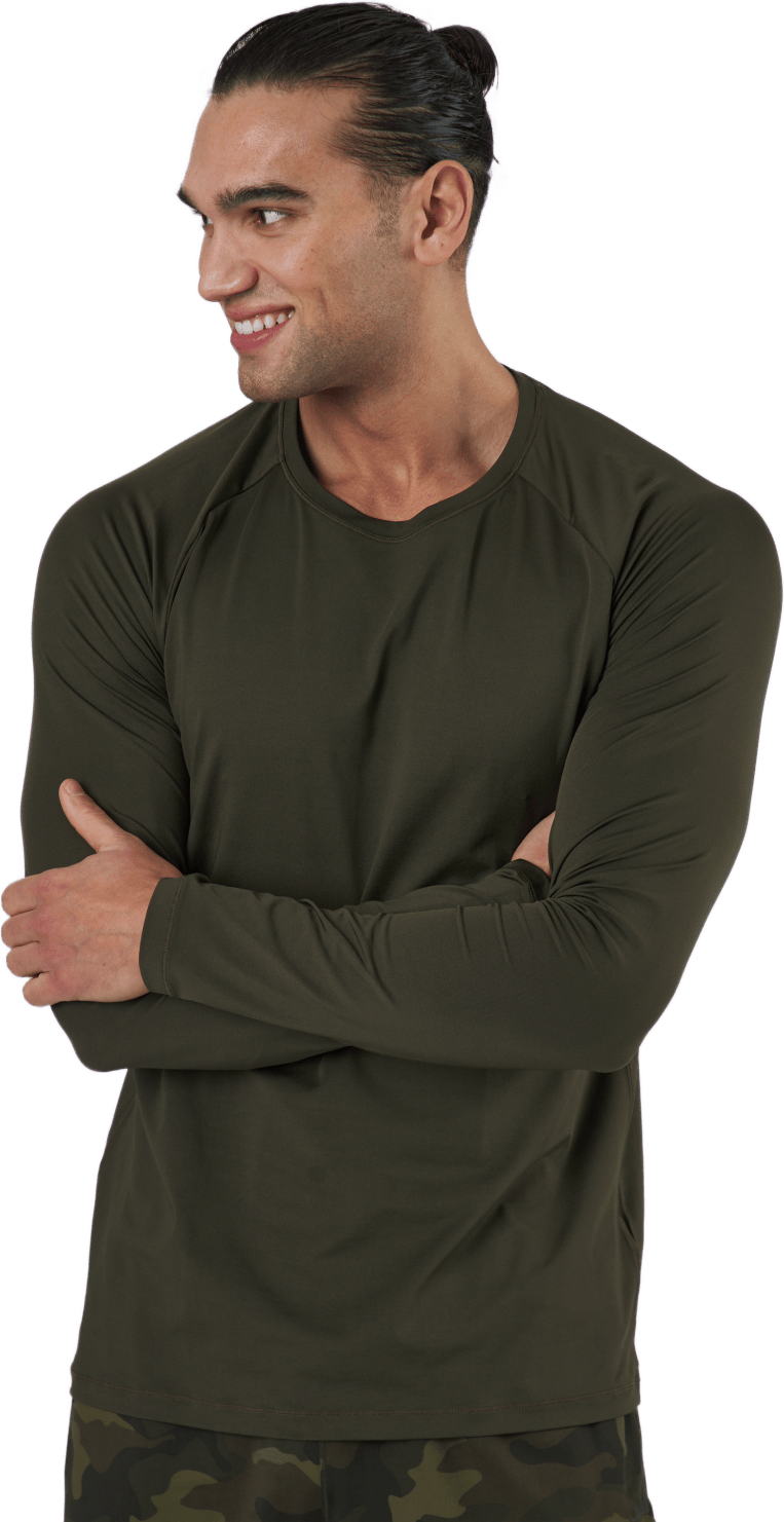 M Structured Longsleeve Forest Green - Bild 2