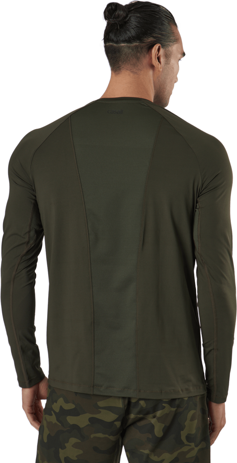 M Structured Longsleeve Forest Green - Bild 3