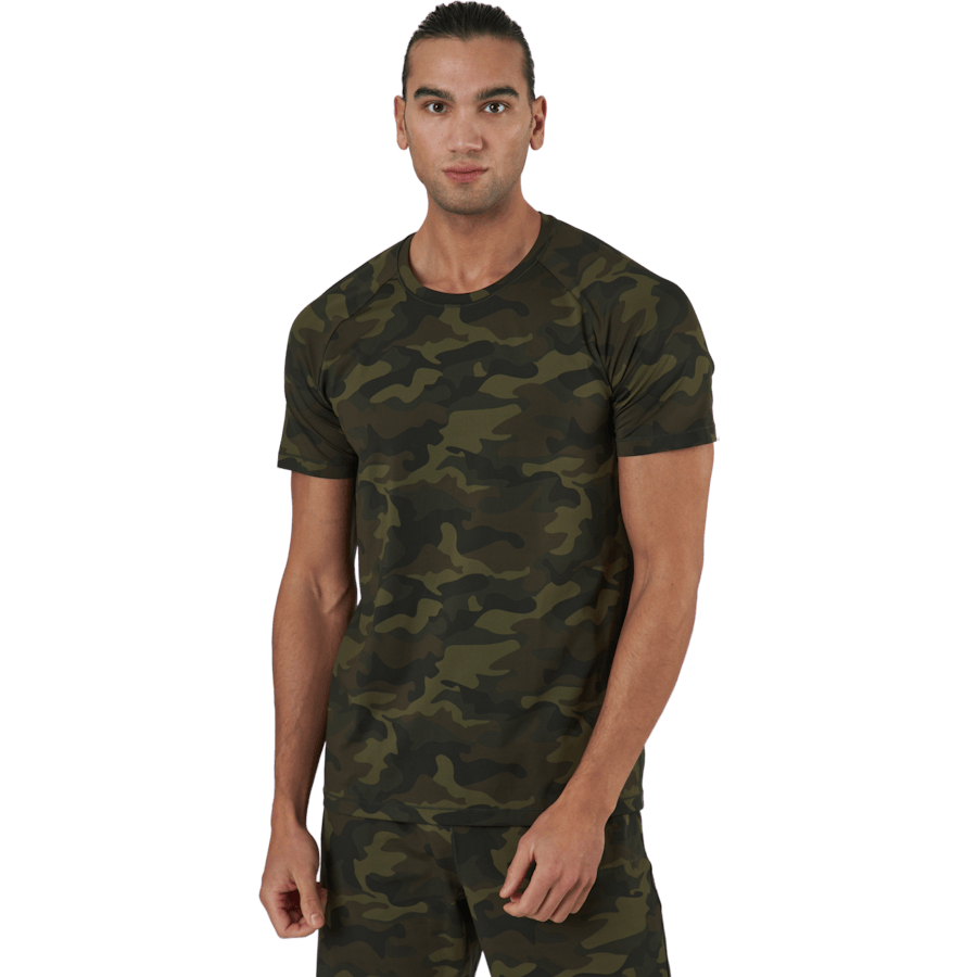 M Printed Tee Action Green