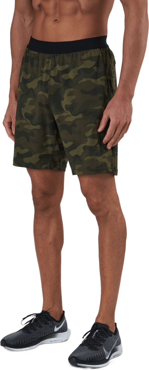 M Printed Elastic Shorts Action Green - Bild 2