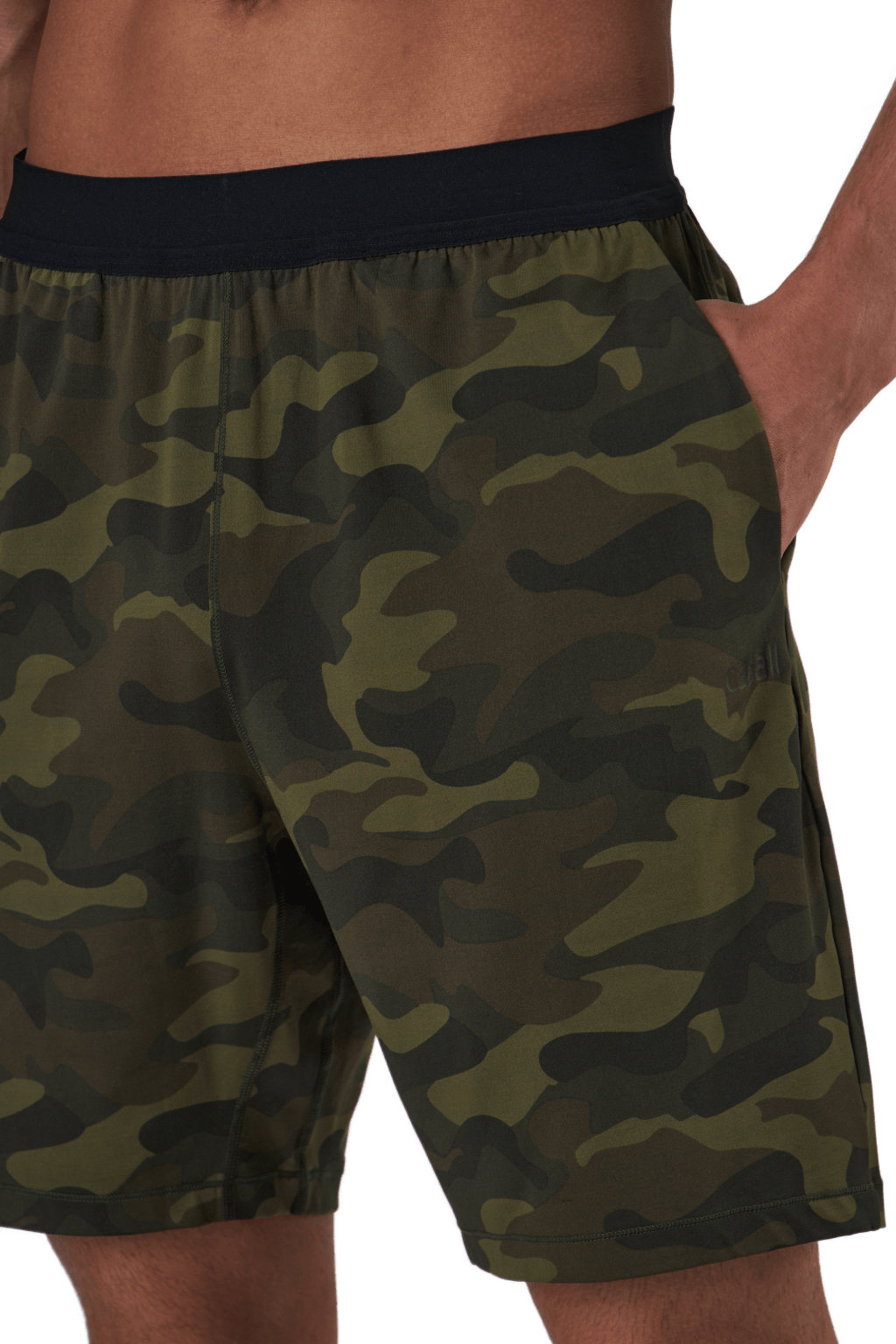 M Printed Elastic Shorts Action Green - Bild 4