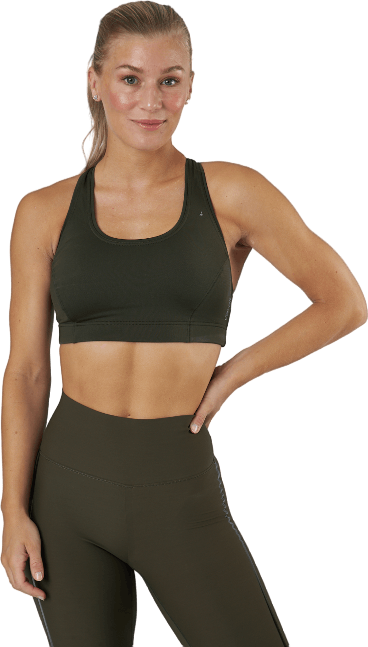 Iconic Sports Bra Forest Green The Best Sport Brands Sportamore