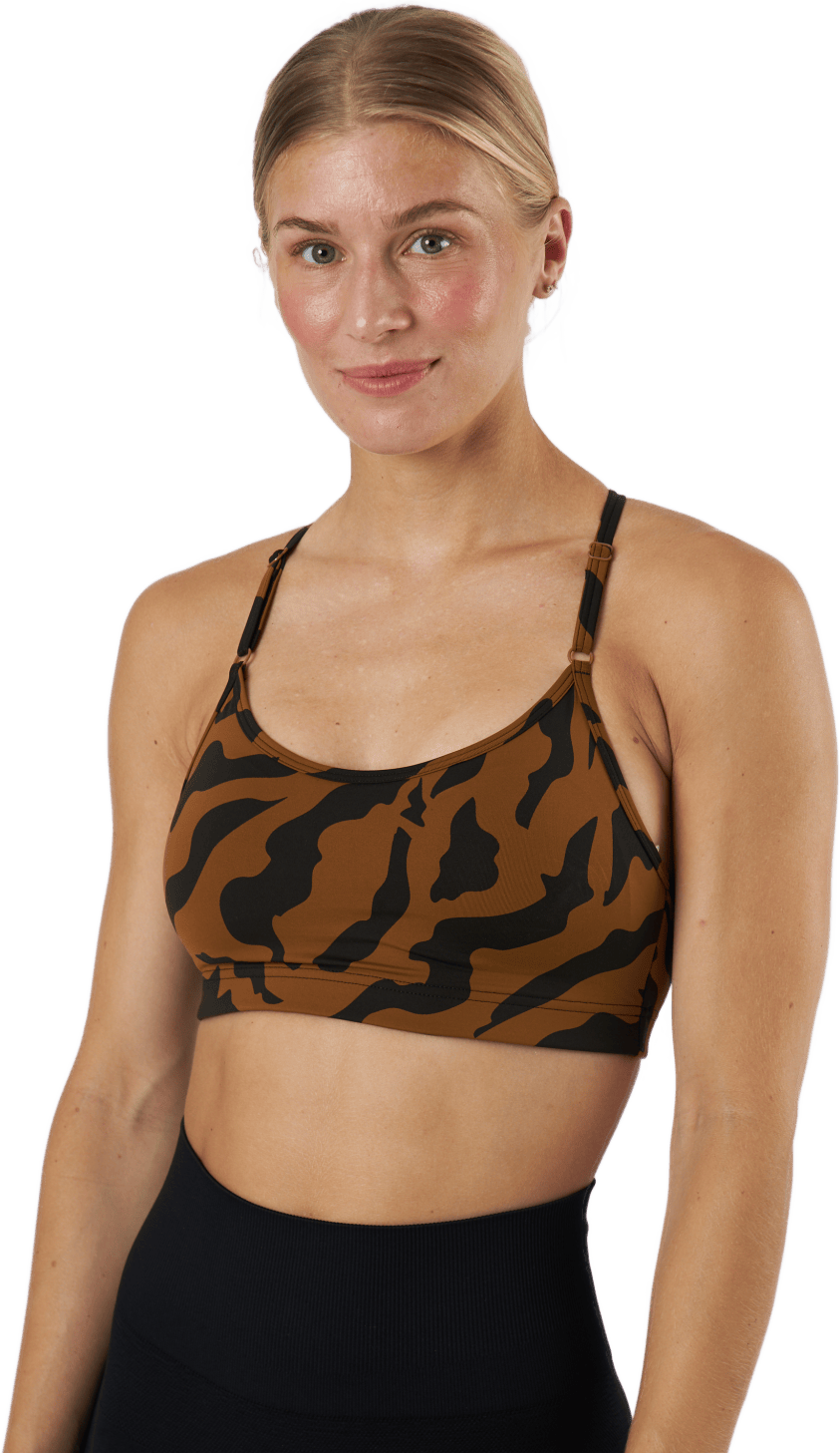 Strappy Sports Bra Escape Brown