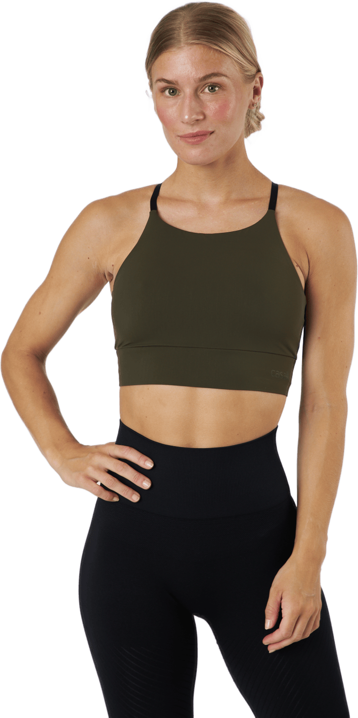 Sculpture Intense Sports Bra Forest Green