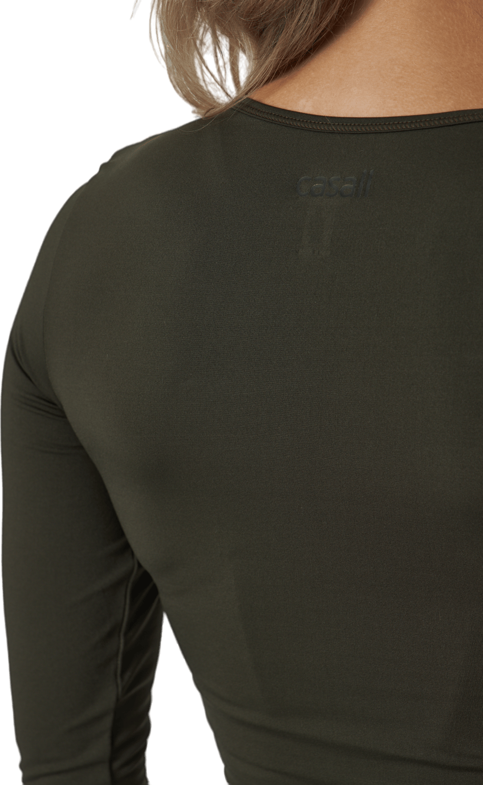 Crop Long Sleeve Forest Green - Bild 5