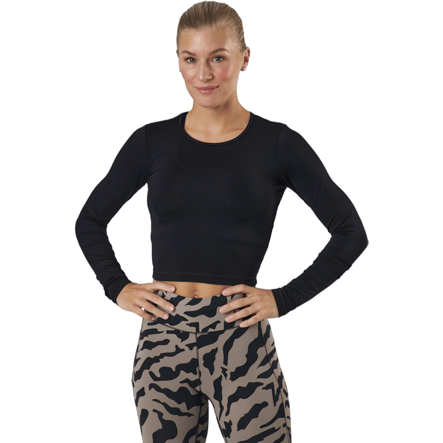 Crop Long Sleeve Black