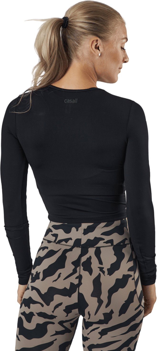 Crop Long Sleeve Black - Bild 3