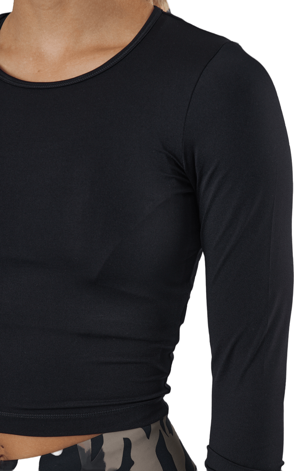 Crop Long Sleeve Black - Bild 4