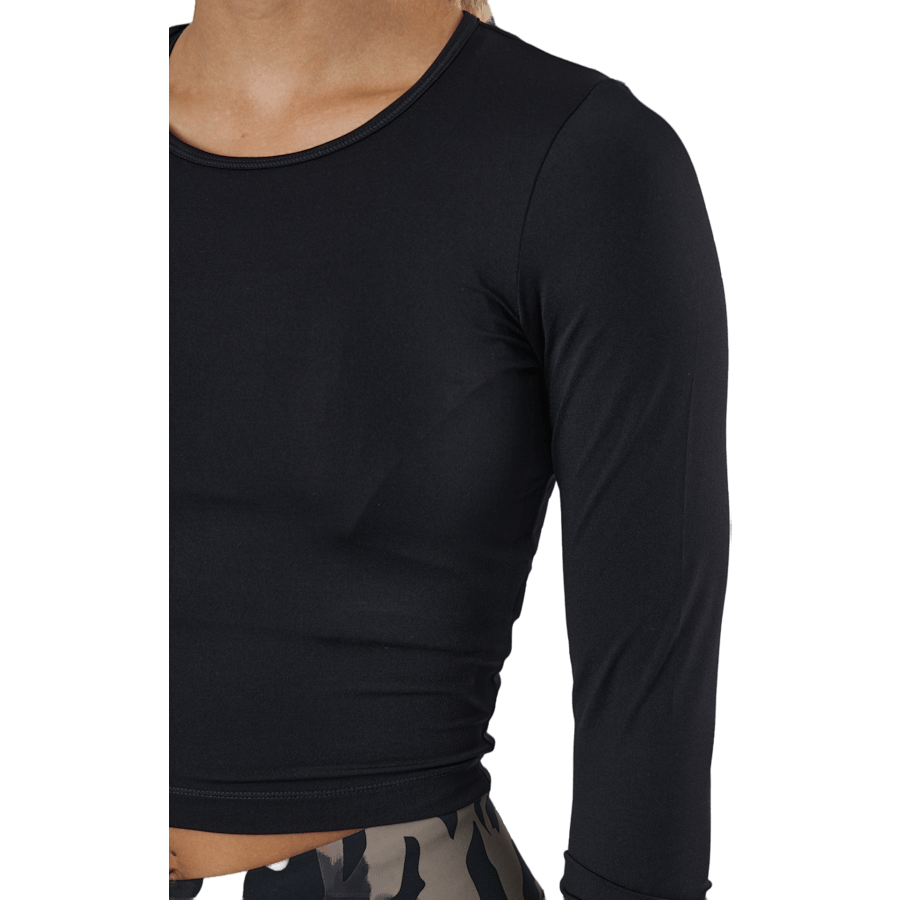 Crop Long Sleeve Black - Bild 4